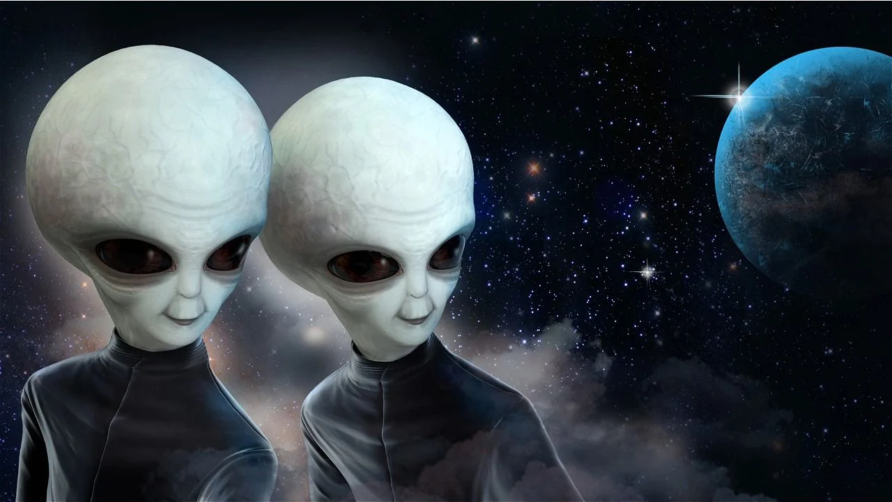 Friendly aliens.