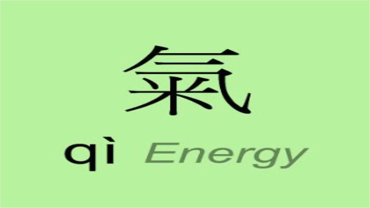 Qi life-force energy.