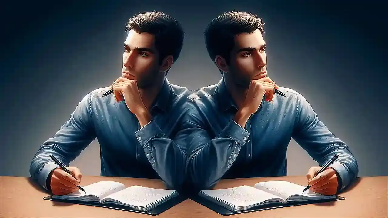 Dominant hand theory.